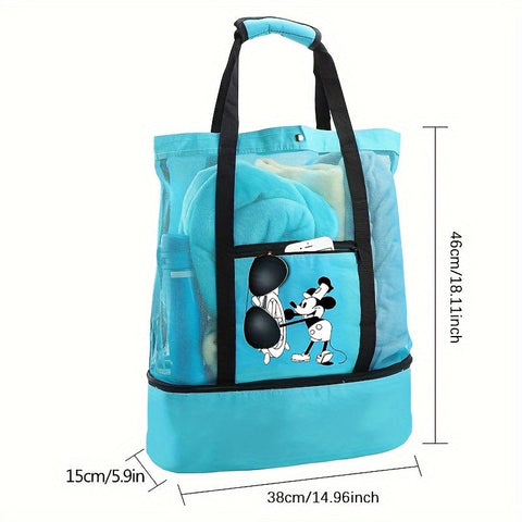 Mickey Mouse Strandtasche – Leicht und Praktisch mit Doppellage für Extra Schutz