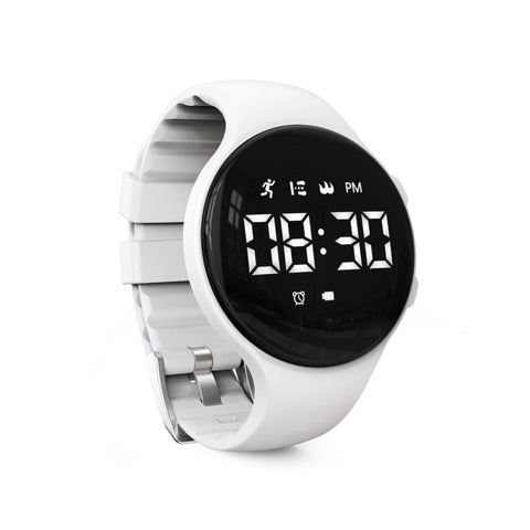 LED Digitaler Schrittzähler Uhr mit Vibrationsalarm – Fitness Tracker für Kinder