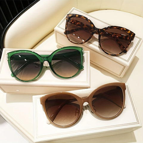 Luxe Cat-Eye Sonnenbrille für Damen – Übergroß und Stilvoll für Sonnige Tage