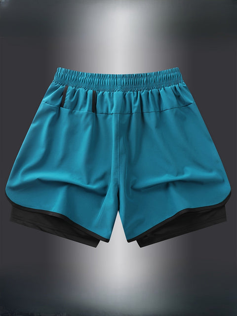 Geometrische Sportshorts für Damen – Stilvoll und Atmungsaktiv für Fitness und Laufen