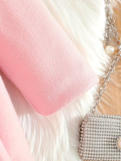 Lotte Winterjacke für Kinder - Elegant mit Schleife und Plüschkragen für kalte Tage