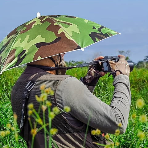 SunShade Regenschirmhut – Leicht, UV-schutz und freihändig