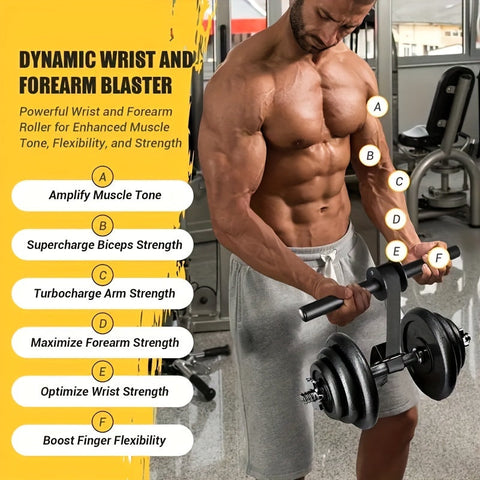Handgelenk- und Unterarmverstärker - Krafttrainingsgerät für Muskelentwicklung und Fitness