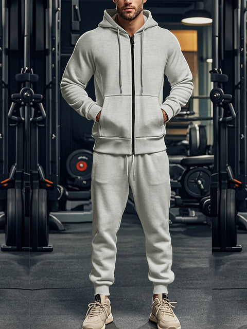 Herren Sportliche Hoodie und Hose Set – Bequem und Stilvoll für Sport und Freizeit