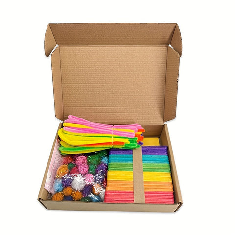 Kreatives DIY Bastelset für Kinder – Pädagogisches Spielzeug mit verschiedenen Materialien