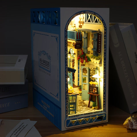 Handgefertigtes 3D Holzpuzzle – Meer inspiriertes Miniaturhaus
