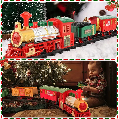 Merry Express Festliche Eisenbahnset - Magisches Spielzeug für Abenteurer