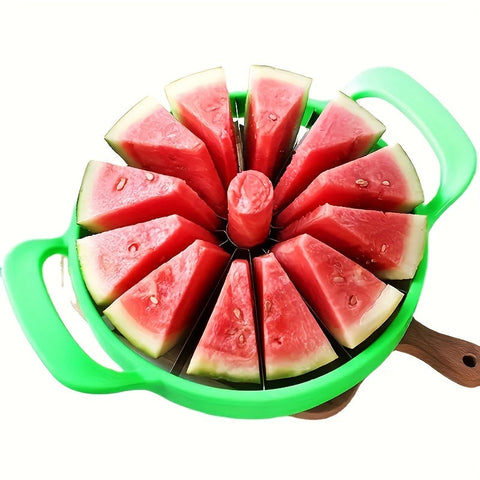 Wassermelonen-Schneider – Einfach und Sicher Früchte in Gleichmäßige Stücke Schneiden