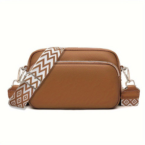 Modische Crossbody-Tasche für Damen – Lässige Umhängetasche mit geometrischem Design