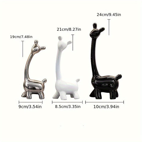 Giraffen Figuren Set - Für einen Fröhlichen und Eleganten Einrichtungslook