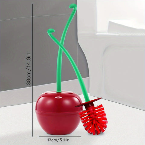 Kirschenförmige Toilettenbürste - Für stilvolle Badezimmerreinigung
