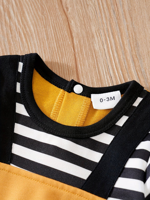 Süßer Zebra-Overall für Babys – Perfekt für Frühlings- und Herbstabenteuer im Freien