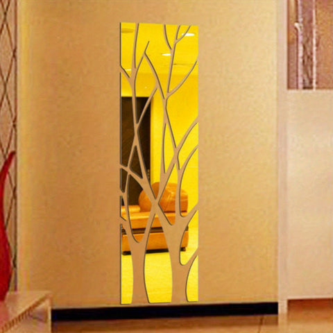 NatureLine 3D Acryl Wanddekoration – Einzigartiges Zweigdesign für Wohnzimmer und Flur