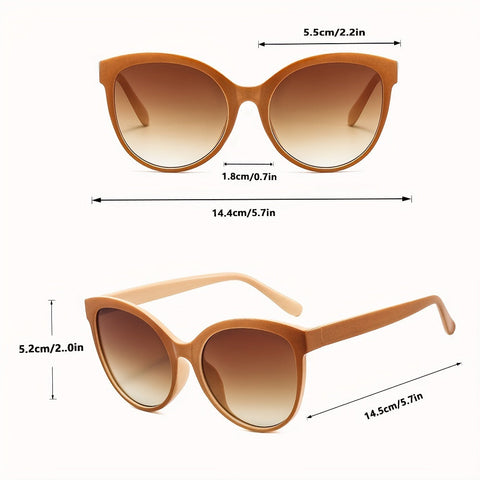 Luxe Cat-Eye Sonnenbrille für Damen – Übergroß und Stilvoll für Sonnige Tage