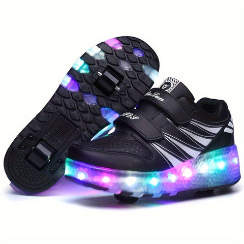 LichtJong Leuchtende Roller Sneakers - Für Kinder, die sich gerne bewegen