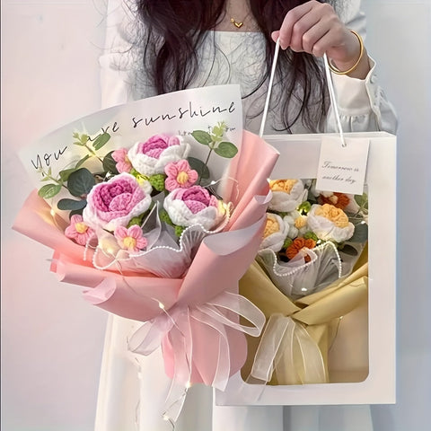 Handgefertigter Häkel-Blumenstrauß – Das perfekte Geschenk zum Muttertag