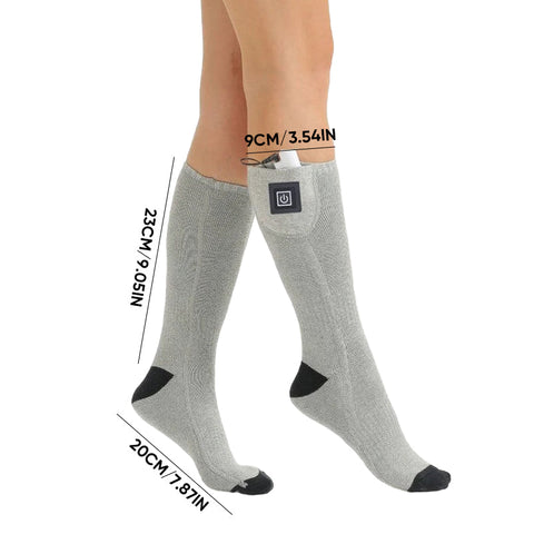 HeatWave Heizsocken – Wiederaufladbar, Warm und Bequem