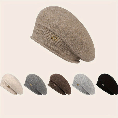 Schicke Strick-Beret für Damen - Eleganz und Wärme für den Winter