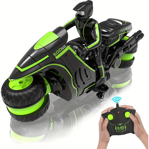 Fernbedienbares Stuntmotorrad – 360° drehbare Räder und hohe Geschwindigkeit für Kinder