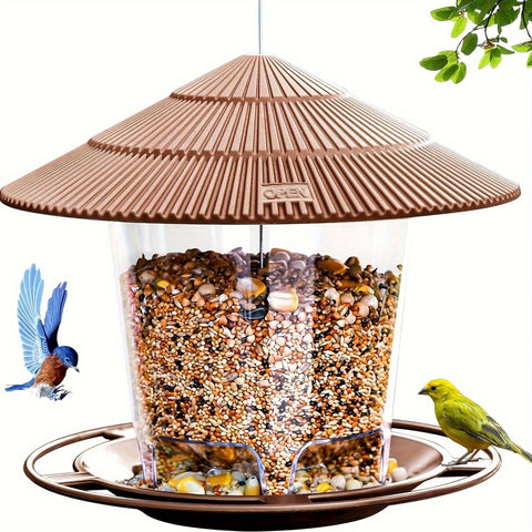 Vogelfutterstation in Pilzform – Praktisch und Dekorativ für Gärten und Außenbereiche