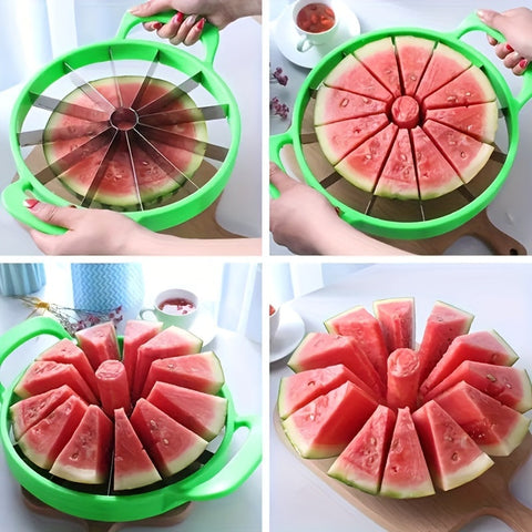 Wassermelonen-Schneider – Einfach und Sicher Früchte in Gleichmäßige Stücke Schneiden