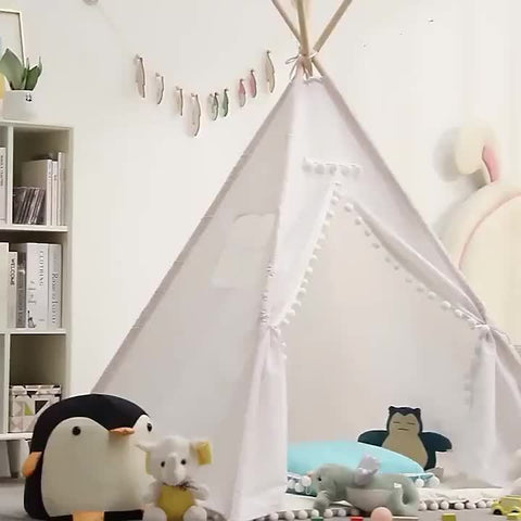 KiddieTipi Multifunktionales Tipi-Zelt - Weiche Zelte für drinnen und draußen