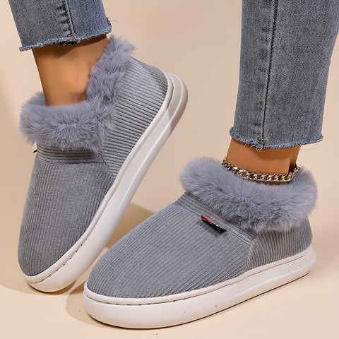 Liza Fluffy Hausschuhe - Wärme und Komfort für Damen