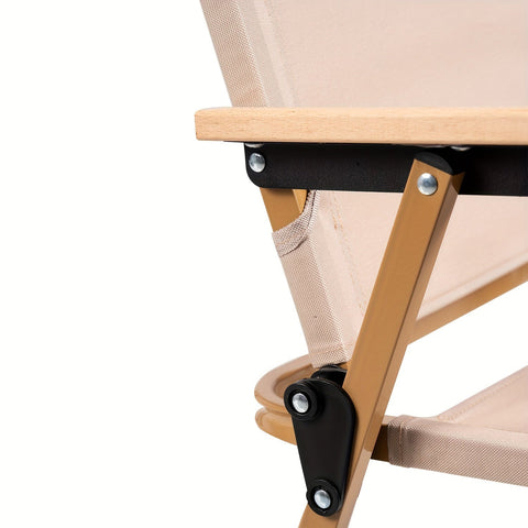 Tragbarer Klapp-Campingstuhl – Robustes Aluminiumgestell und Bequemer Sitz