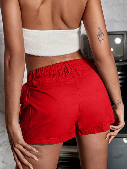 Lässige Cargo-Shorts mit Elastischem Bund – Komfortabel und Funktional