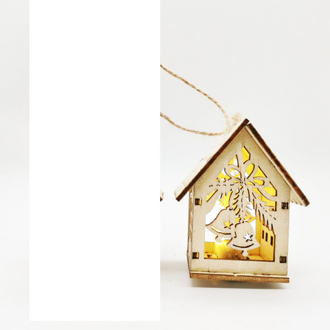 Holz Weihnachtsdekoration Set – Magisch und stimmungsvoll