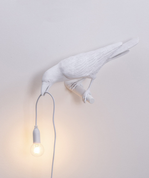 Krähen Tischlampe - Einzigartige und Künstlerische Beleuchtung