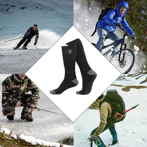 HeatWave Heizsocken – Wiederaufladbar, Warm und Bequem