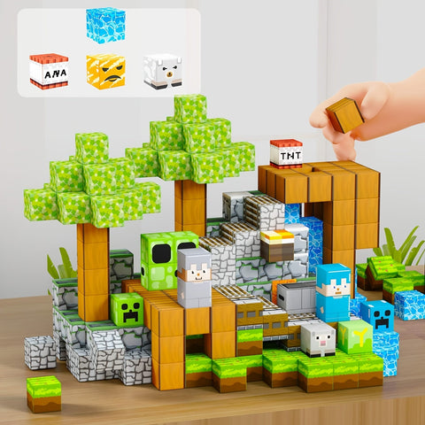 Magnetisches Bau-Set - Kreatives und Pädagogisches Bauen für Kinder