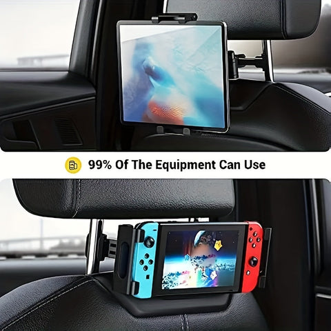 Tablet Halter für Auto Kopfstütze – Verstellbare Halterung für Tablets und Smartphones