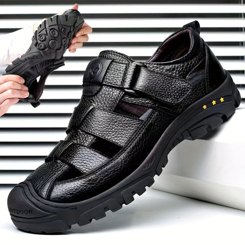 Nachhaltige Herren Outdoor Sandalen – Atmungsaktive Verschluss-Sandalen mit Rutschfester Sohle
