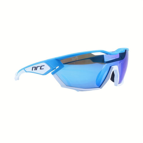Polycarbonat Fahrradbrille mit 3 Gläsern – Winddichte Brille für Radfahren, Laufen und Outdoor-Aktivitäten