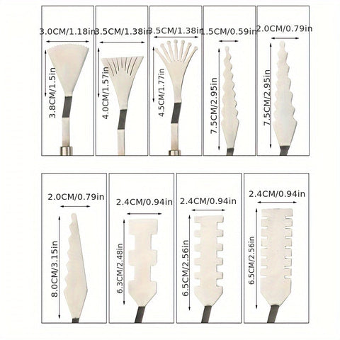MasterBlend Malmesser Set – Präzision und Kreativität für Ölmalerei