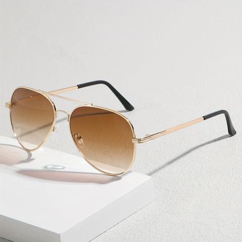 Pilotensonnenbrille für Herren – Zeitloses Design mit Metall und Kunststoff für den täglichen Gebrauch