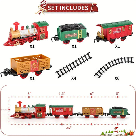 Merry Express Festliche Eisenbahnset - Magisches Spielzeug für Abenteurer