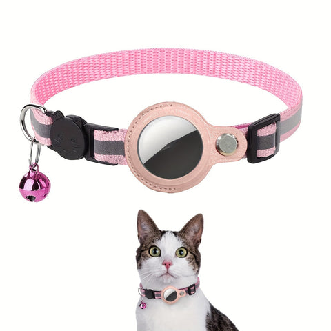 Reflektierendes Katzenhalsband – Sicherheitsverschluss und Glocke für zusätzliche Sichtbarkeit