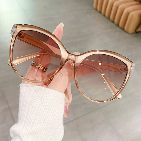Luxe Cat-Eye Sonnenbrille für Damen – Übergroß und Stilvoll für Sonnige Tage