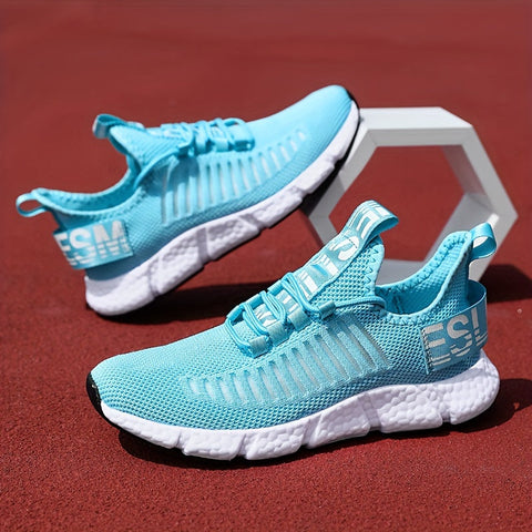 Atmungsaktive Strick-Plattform-Sneaker für Damen – Bequem und Trendy