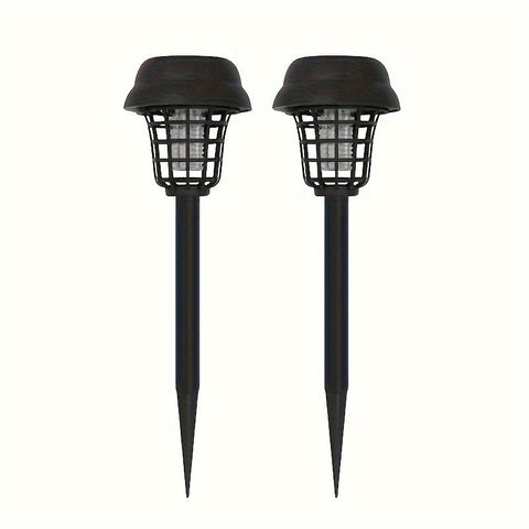 Solarbetriebene Insektenvernichterlampe für den Außenbereich – Mücken- & Fliegenfang-Duo
