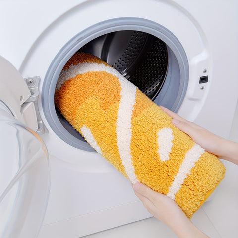 Fruchtinspiriertes Badezimmerteppich – Weich und Absorbierend