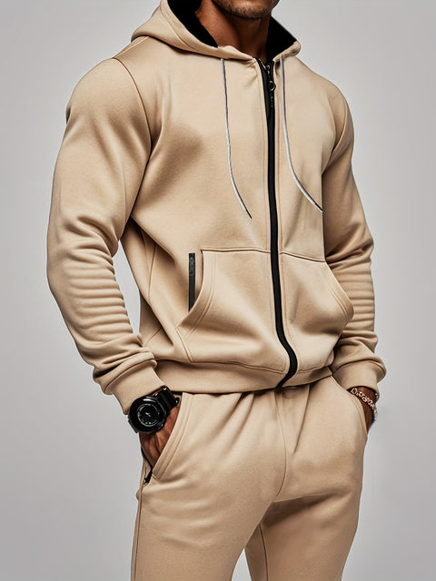 Herren Sportliche Hoodie und Hose Set – Bequem und Stilvoll für Sport und Freizeit