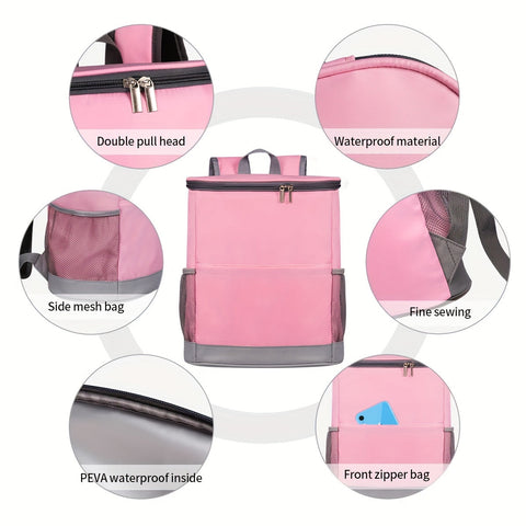 Kühlrucksack für 24 Dosen – Ideal für Strand, Camping und Picknicks