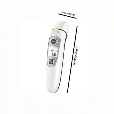2-in-1 Digitale Thermometer mit Schneller 1-Sekunden Messung – Geeignet für Stirn und Ohr