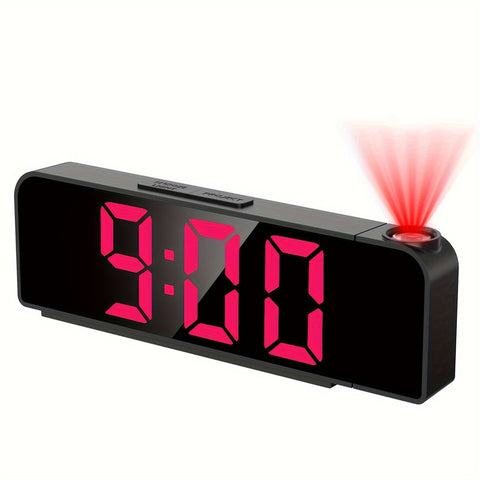 LED-Projektionswecker – Temperatur- und Datumsanzeige mit USB-Stromversorgung