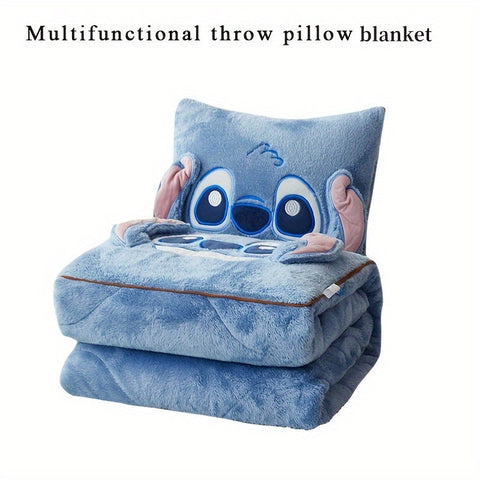 Stitch Kissen-Decke in Einem - Für Komfort und Gemütlichkeit in Einem
