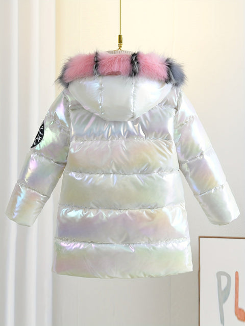 Ivy Glänzende Winterjacke für Kinder - Trendy und Warm für Kalte Tage